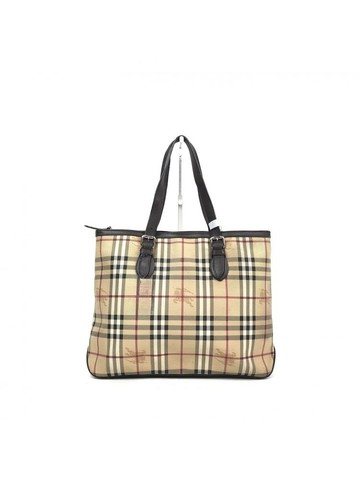burberry 杏色 格紋托特包 手提包 肩背包