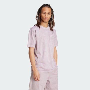 ADIDAS 短T ESS+ DYE PKT T 紫色 口袋 休閒 短袖 男 IS1762