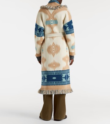 Alanui Icon jacquard virgin wool cardigan