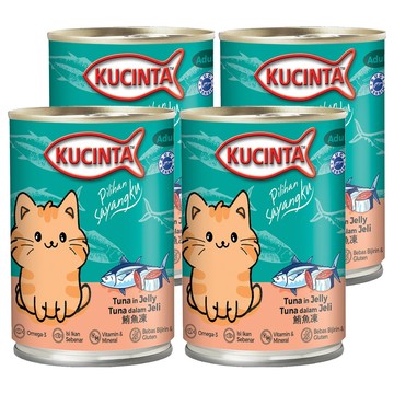 KUCINTA 科西塔 大貓罐  鮪魚凍  400g  4個