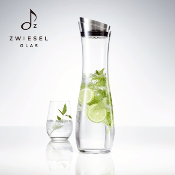 ZWIESEL GLAS｜原廠禮盒  Fresca系列 含蓋水壺 1000ml (單入) 禮盒+提袋｜聖誕節｜射手座生日快樂｜生日禮物｜送禮｜禮盒