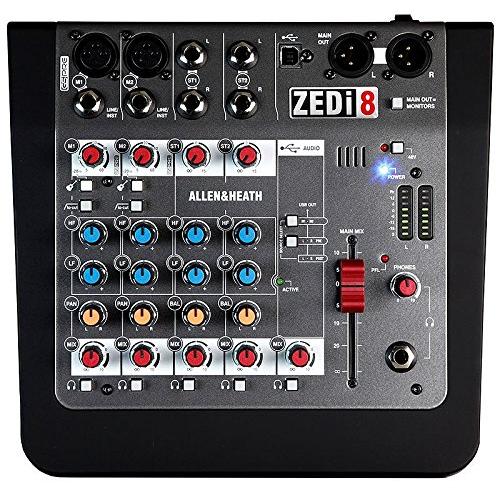 ALLEN＆HEATH ZEDi-8 ハイブリットミキサー（ZEDi8 X）