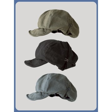 台灣現貨 顯臉小 日系文藝 貝雷帽 復古 畫家帽 報童帽 穿搭必備 男女百搭 造型帽