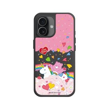 iPhone 17 SolidX 黑 - Care Bears - 熊與獨角獸