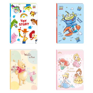 迪士尼Disney 好可愛定頁筆記-維尼/三眼怪/玩具總動員/公主