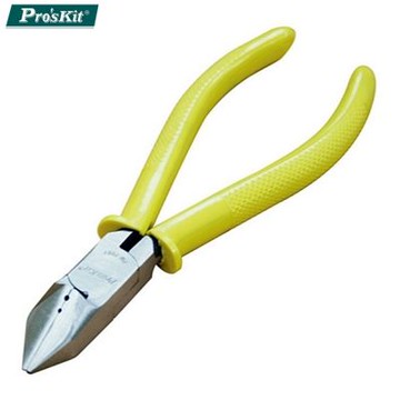 台灣Pro sKit寶工日式斜口鉗剪鉗PM-708Y(全長160mm;表面染黑處理;防滑手柄)老虎鉗