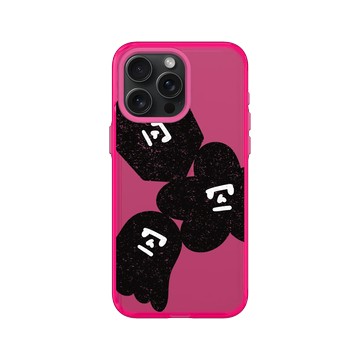 iPhone 15 Pro Max Clear 粉漾桃 - Abei - Mask Fam探索小隊登場