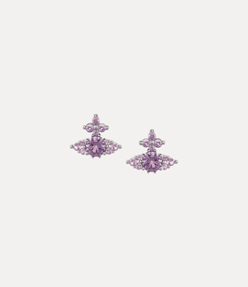 Vivienne Westwood Feodorita Earrings Platinum-lavender-cz Platinum-lavender-cz Women