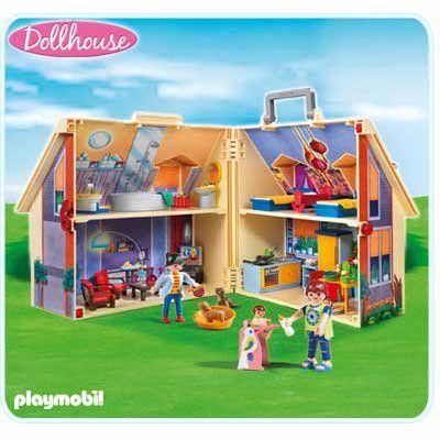 5167プレイモービル playmobil NEWドールハウスキャリングセット