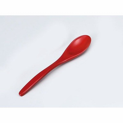 越前漆器/ 多用スプーン（長型） 朱 /和食器