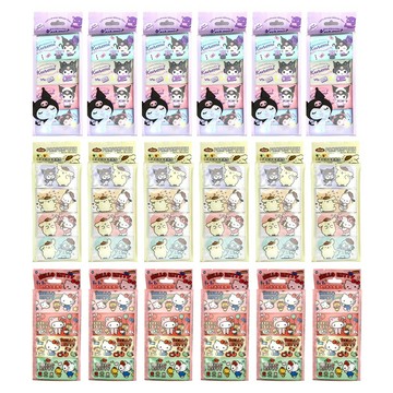 隨身包 6串組 三麗鷗 Hello Kitty酷洛米 迷你柔濕巾隨身組合包(8抽X8小包)  濕紙巾 正版授權 口袋輕巧方便