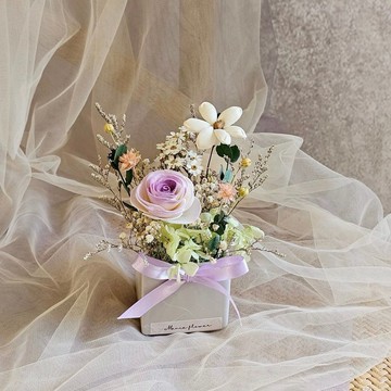 自然風小桌花/紫色款