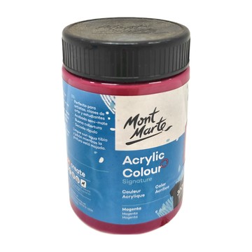 Mont Marte 蒙瑪特 壓克力顏料 品紅色  300ml  1色
