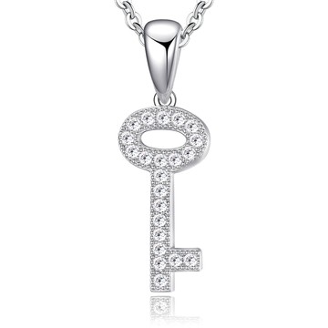 純銀項鍊．進入你心｜鑰匙