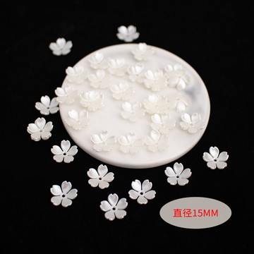 手作材料💖 ABS仿珍珠花瓣葉子髮簪步搖diy髮飾舞台裝飾工藝禮品假花仿真花