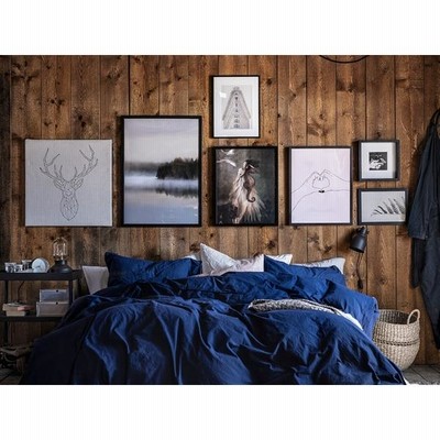 IKEA PJATTERYD プィエッテリード 鹿のキャンバスアート IKEA PJATTERYD シカ 鹿 トナカイ キャンバスアート - メルカリ