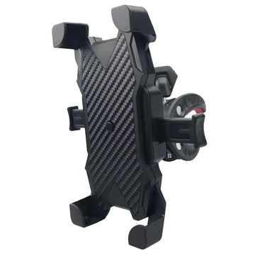 優思居 機車後照鏡手機支架 ABS+PC材質  黑色  單一商品  1個