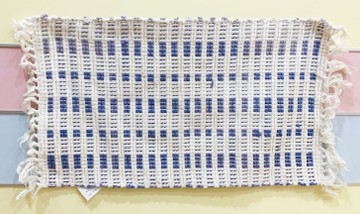 【震撼精品百貨】日本精品百貨~日本針織隔熱墊/餐墊-藍#32217