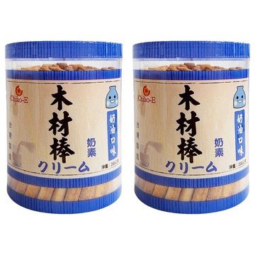 Chiao-E 巧益 奶油木材棒 奶素  200g  2罐