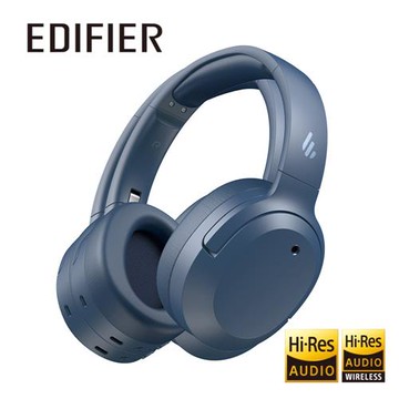 EDIFIER   W820NB Plus   雙金標抗噪藍牙耳罩耳機 海軍藍