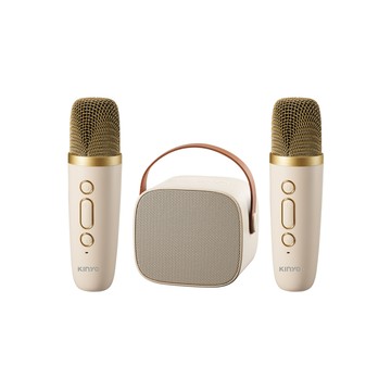 【廠商直送】KINYO迷你K歌藍牙小喇叭