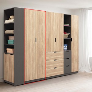 奧利佛2.5尺雙吊衣櫥