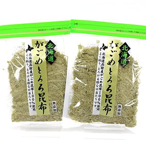 とろろ昆布 無添加 がごめ昆布100％ 納谷とろろ とろろこんぶ 2袋セット(30g×2) チャック袋入 がごめ昆布 がごめとろろ昆布 がごめこんぶ