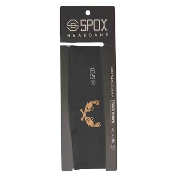 SPOX FLEX TIE 綁式運動頭帶 速乾排汗運動布料  不適用  黑色  1條