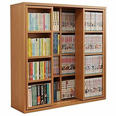 コミックラック スライド本棚 ダブルスライド 漫画 マンガ 収納 大容量 漫画本 本棚 単行本 漫画棚 薄型 白 木目 安い 省スペース マガジンラック Csd 9090 通販 Lineポイント最大get Lineショッピング