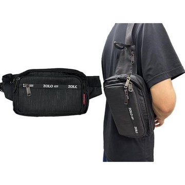 腰包大容量防水尼龍布插筆外袋二主袋+外袋共五層