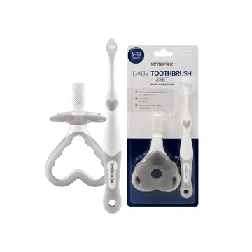 MOTHER-K 愛心訓練牙刷2款入