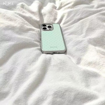 薄荷綠適用于iPhone17promax蘋果手機殼16/14/13高級玻璃