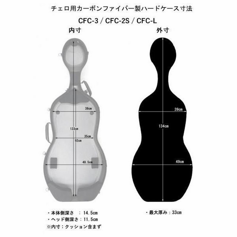 チェロ　メーカー・詳細不明　ソフトケース付き　現状品 Amazon | フルサイズのチェロソフトケースインストルメント