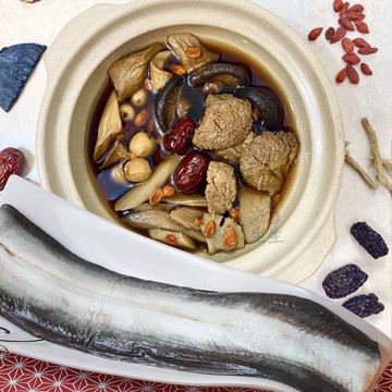 《生生鰻魚》漢方何首烏鰻魚禮盒組(鮮白鰻*1+何首烏煲湯*1)
