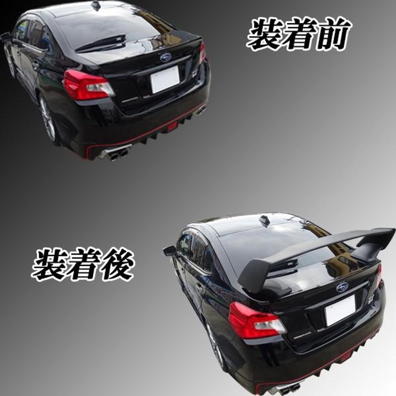 インプレッサ WRX STI VAB VAG トランクスポイラー マグネタイト WRX