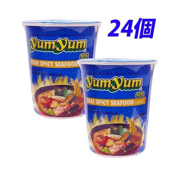 YumYum カップラーメン スパイシーシーフード味 70g×24個