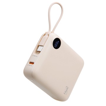 E-books B129自帶線數顯快充行動電源(台灣製)