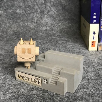 客製化 nani清水模手機/名片座