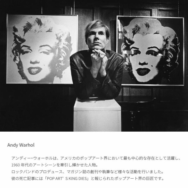 アンディーウォーホルポスター　木製パネル加工新品 楽天市場】【アンディ・ウォーホル 本格派プレミアム木製額装