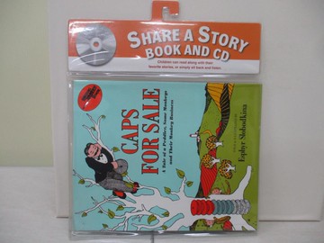 【書寶二手書T1／少年童書_ZJD】Caps for Sale: A Tale of a Peddler, Some Monkeys, And Their Monkey Business_Slobodkina, Esphyr/ Mulhearn, Ann Marie (NRT)/ Schildkraut, Tamara