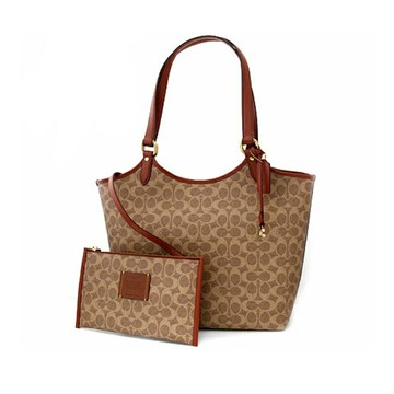 COACH LOGO簽名帆布子母托特包C6336(預售)【 購物節優惠 ★ 菲尼斯 國際精品 3折起 】