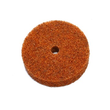 帶柄菜瓜布 50x10mm (4片+6mm柄) 2吋砂布輪 不織布輪 菜瓜布輪 帶柄不織布【95G4-6】  123便利屋