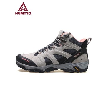 悍途戶外高幫登山鞋女秋冬防滑防潑水耐磨輕便越野專業爬山徒步鞋