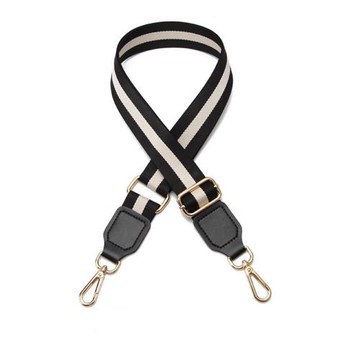 帆布包帶肩帶斜挎包背帶替換女包寬肩帶配件條紋包帶子可調節織帶