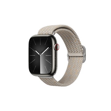Apple Watch Series 9 (45mm) Apple Watch 專用編織錶帶 暖沙棕