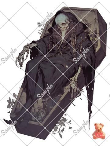 原創人物貼紙 裝飾貼紙 B277 5枚入