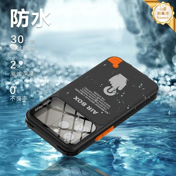 【高清防水】蘋果手機殼 防水殼 手機保護套 防摔殼 防塵殼 大視窗設計 高清拍照 防震防摔 適用於蘋果15Pro/14Pro/13系列