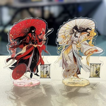 臺灣/✨擺件 手辦天官賜福立牌謝憐花城周邊亞克力擺件創意撐傘立牌禮物DIY谷美