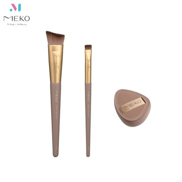 MEKO 完美定格無痕遮瑕刷具組 V-099-1 /遮瑕刷/手指粉撲 【官方旗艦館】