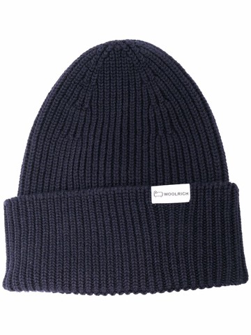Woolrich - ribbed-knit merino beanie - men - Merino - L - Blue